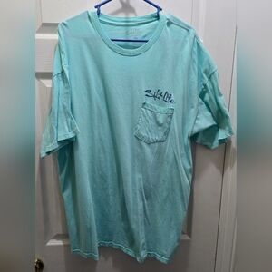 Salt Life Men's Aqua Short Sleeve Tee 2xl